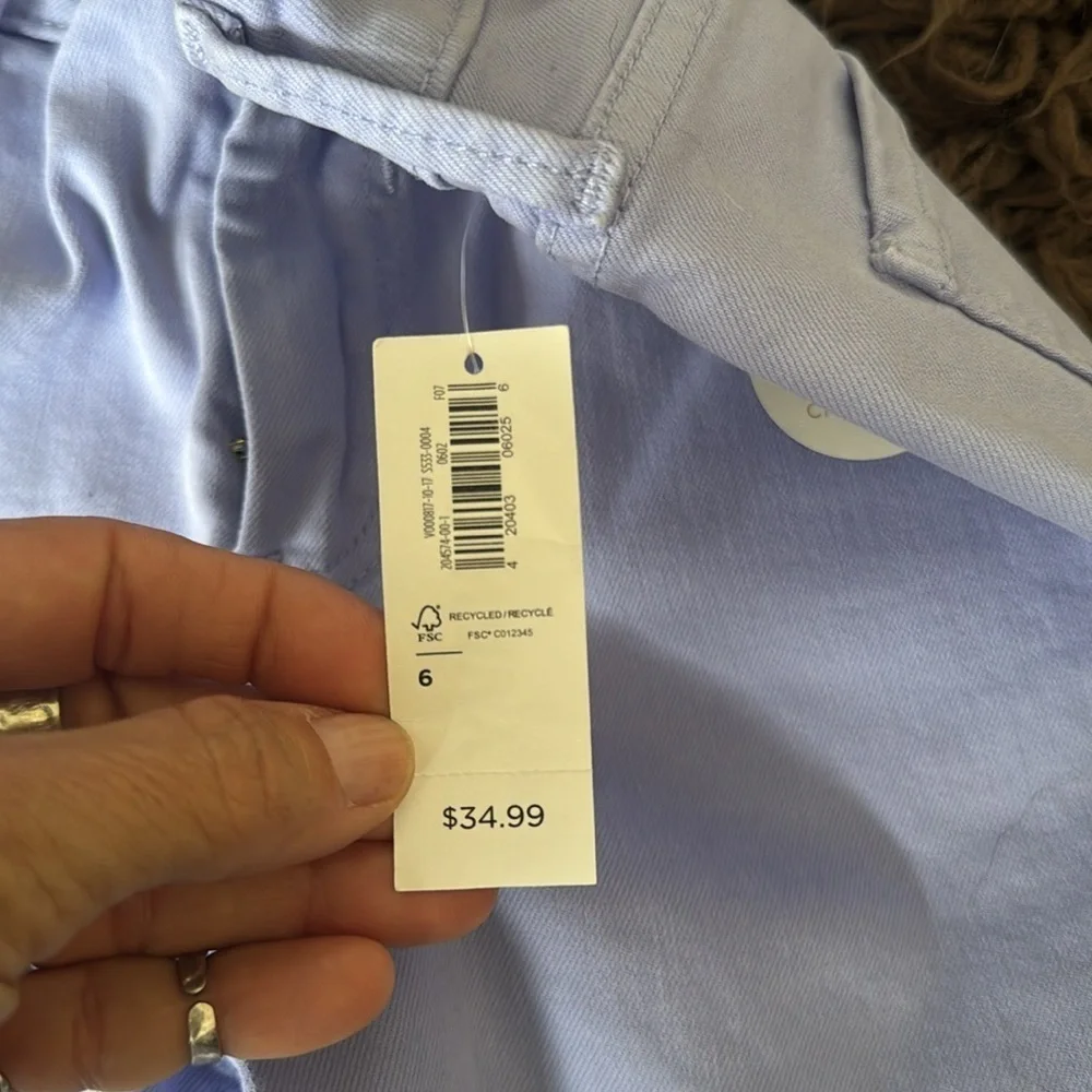 Old navy Light purple super skinny rockstar Jeans size 6 NWT